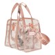 Sac bandoulière Loungefly Clear Floral avec détails dorés