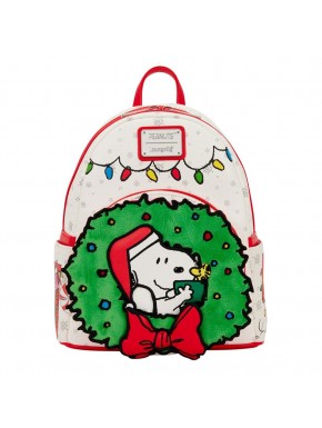 Mini sac à dos Holiday Peanuts de Loungefly avec design festif