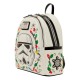 Sac à dos mini Stormtrooper Holiday Star Wars par Loungefly en blanc avec un design de vacances.