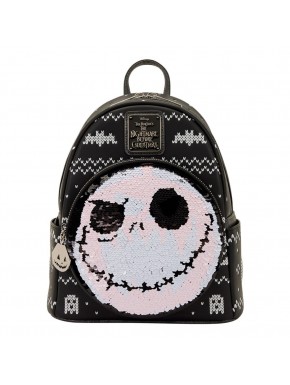 Mochila mini Jack de Loungefly con diseño reversible