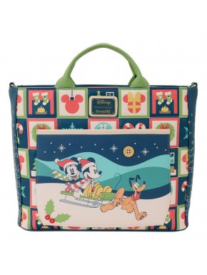 Sac Disney Loungefly avec Mickey et Minnie en traîneau