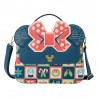 Bolsa Tiracolo Disney Loungefly Mickey and Minnie Holiday