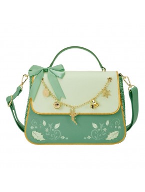Sac bandoulière vert Tinker Bell Holiday par Loungefly