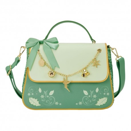Sac bandoulière vert Tinker Bell Holiday par Loungefly