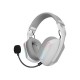 Casque Mars Gaming blanc avec micro et ARGB