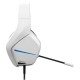 Casque gaming Krom Kopa Move blanc bleu avec microphone