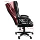 Silla gaming Phoenix Trophy en cuero PU negro y blanco