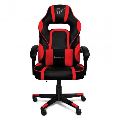 Silla gaming Phoenix Trophy negra y roja