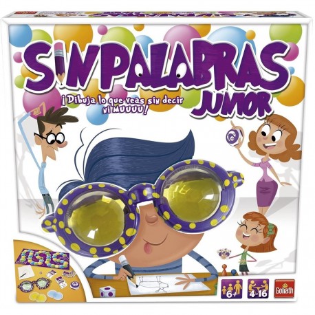 Jogo de tabuleiro Sin Palabras Junior com óculos