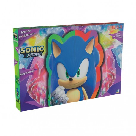 Calendário do advento Sonic Prime com 27 surpresas