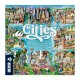 Caja del juego de mesa Cities con ilustraciones coloridas