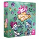 Caja y componentes del juego de mesa Virus! Roll & Write