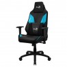 Chaise Gaming Aerocool Admiral Noire Bleue avec Technologie AIR