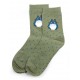 Calcetines Ghibli Totoro pale green