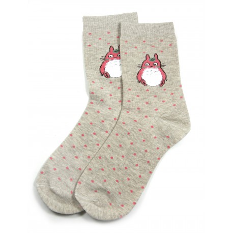 Calcetines Ghibli pink Totoro