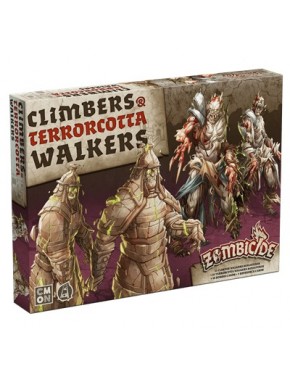 Caja de Zombicide Climbers & Terrorcota, miniaturas incluidas
