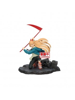 Figurine Power de Chainsaw Man avec lance rouge