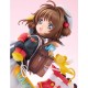 Figura de Sakura Kinomoto con patines y Kero