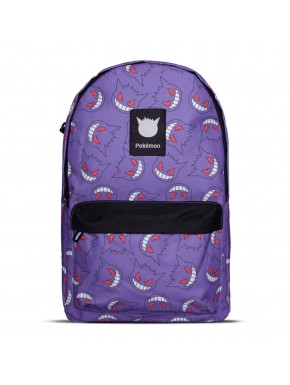 Sac à dos violet avec design Gengar Pokémon
