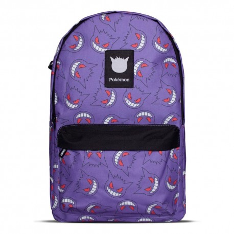 Mochila morada con diseño de Gengar de Pokémon