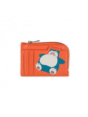 Portefeuille Pokémon Snorlax orange avec design Pokéball