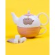 Set Teapot and Cup Pusheen Cat