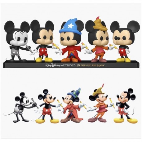 Pack figuras Funko Pop Disney Mickey Mouse Archivos
