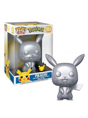 Figura Funko Pop Jumbo Pikachu Pokémon