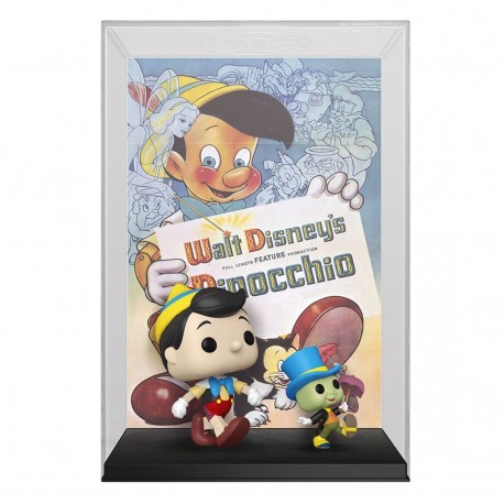 Funko Pop Pinocchio avec affiche de film Disney