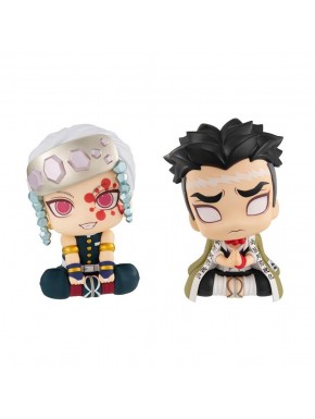 Figuras chibi de Gyomei y Uzui de Demon Slayer en pack Megahouse