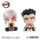 Figuras chibi de Gyomei y Uzui de Demon Slayer en pack Megahouse