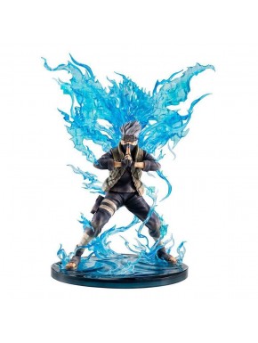 Figura Kakashi Naruto con aura azul de 28 cm