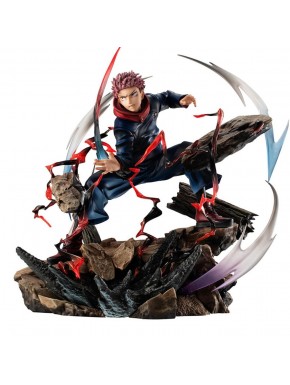Figura Yuji Itadori Jujutsu Kaisen de Megahouse en acción
