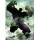 Poster metal Hulk Marvel 10 x 14 cm