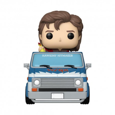 Funko Pop Rides Deluxe Steve con Squawk Van de Stranger Things
