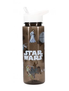 Bouteille de sport Star Wars en PVC avec autocollants