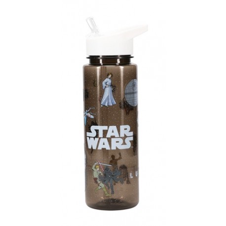Garrafa esportiva Star Wars de PVC com adesivos