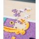 Puzzle 500 pièces Friends avec emballage cylindrique et feuille guide