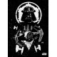 Poster metal Star Wars Vader Tie 10 x 14 cm Ed. Limited