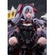 Estatua PVC 1/7 Elbe de Azur Lane con vestido negro y lazos rojos