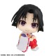 Estatua Tokiyuki Hojo de PVC de 11 cm sentada con ropa blanca y roja