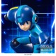 Estatua de Mega Man de 19 cm en PVC sobre base transparente