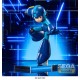 Estatua de Mega Man de 19 cm en PVC sobre base transparente