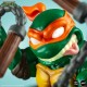 Figura de Michelangelo de 20 cm de las Tortugas Ninja