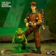 Figura de Peter Venkman y Slimer de Ghostbusters