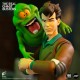 Figura de Peter Venkman y Slimer de Ghostbusters