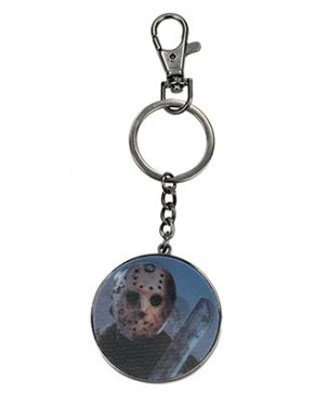 Llavero lenticular Freddy y Jason con clip de seguridad