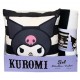 Ensemble couverture et coussin Kuromi Sanrio