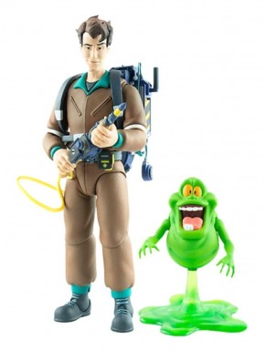 Figura de Peter Venkman y Slimer de Ghostbusters