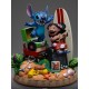 Estatua de Lilo y Stitch a escala 1/10 de 20 cm